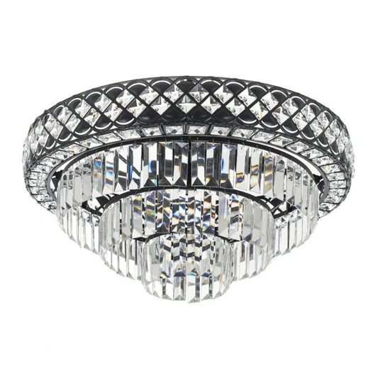 Плафон Monte, черен, 9xe14, 2466/9 BK