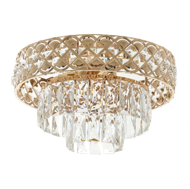 Плафон Imperia, злато, 6xe14, 2467/6 GD