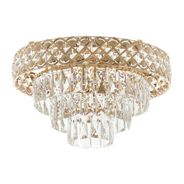 Плафон Imperia, злато, 7xe14, 2467/7 GD