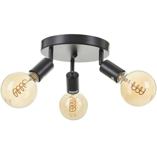 Спот Isabela, черен, 3xE27, 4055/3R BK