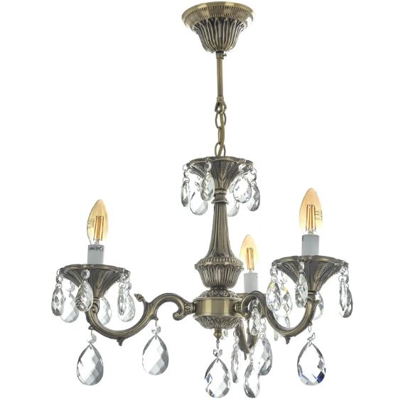 Полилей Chloe, бронз, 3xE14, 4047/3 AB