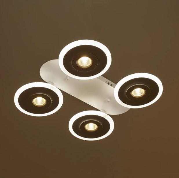 Плафон Lander, бял, led 84w, 3000-6000k, 2780/4