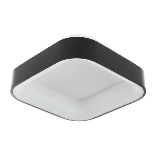 Метален led плафон, черен, led 18w, 4000k, 1981/36 bk