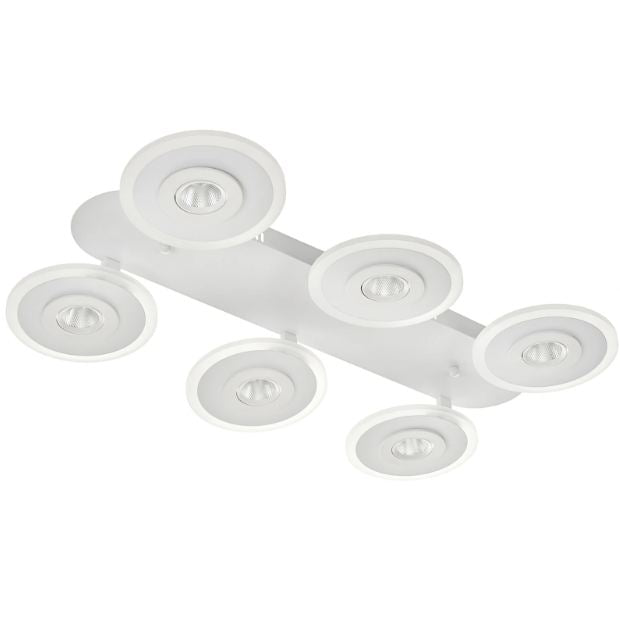 Плафон Lander, бял, led 126w, 3000-6000k, 2780/6