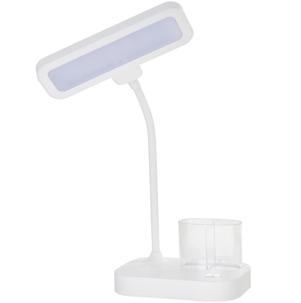 Работна лампа Cotton с вграден димер и батерия, бял, 3000-4000-6000k, led 6w, 5v, 2938 wh