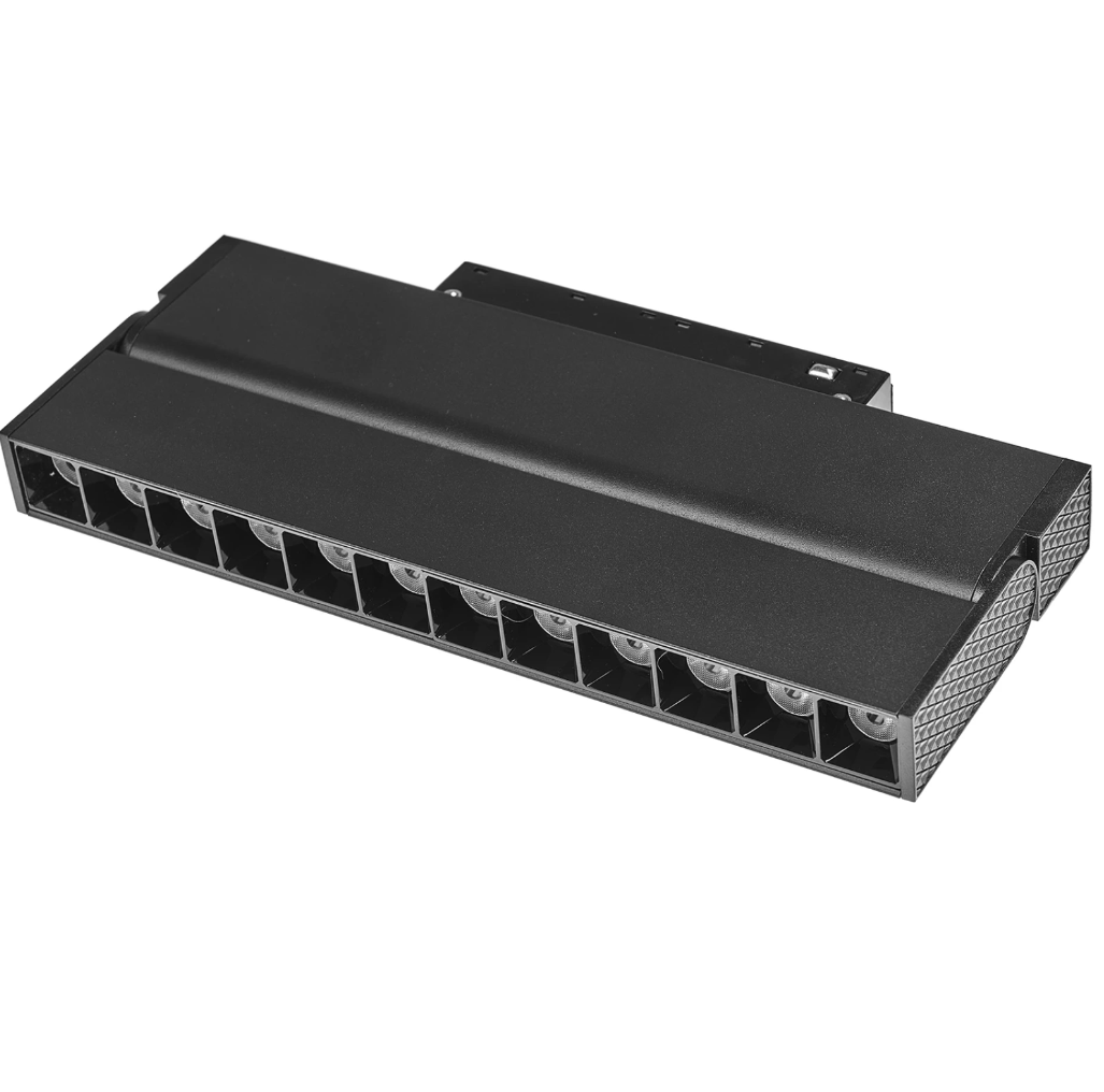 Спот Flex за трак релса, черен, led 12w, 3000k, 1200lm, 2961/12w 3k