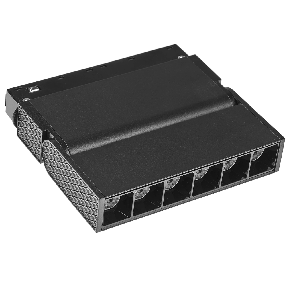 Спот Flex за трак релса, черен, led 3w, 4000k, 600lm, 2961/6w 4k