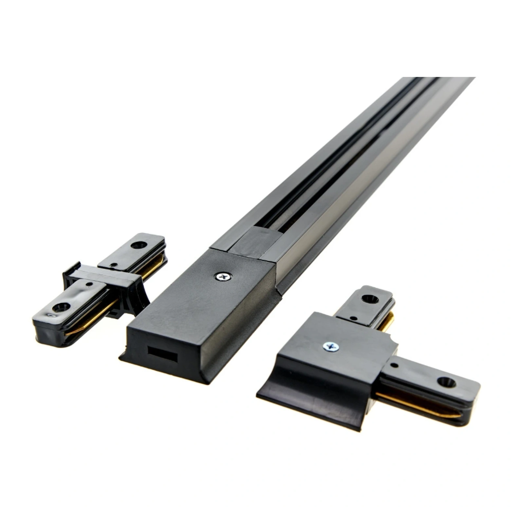 Монофазна трак шина за външен монтаж, черна, 2m, 2901/2m bk