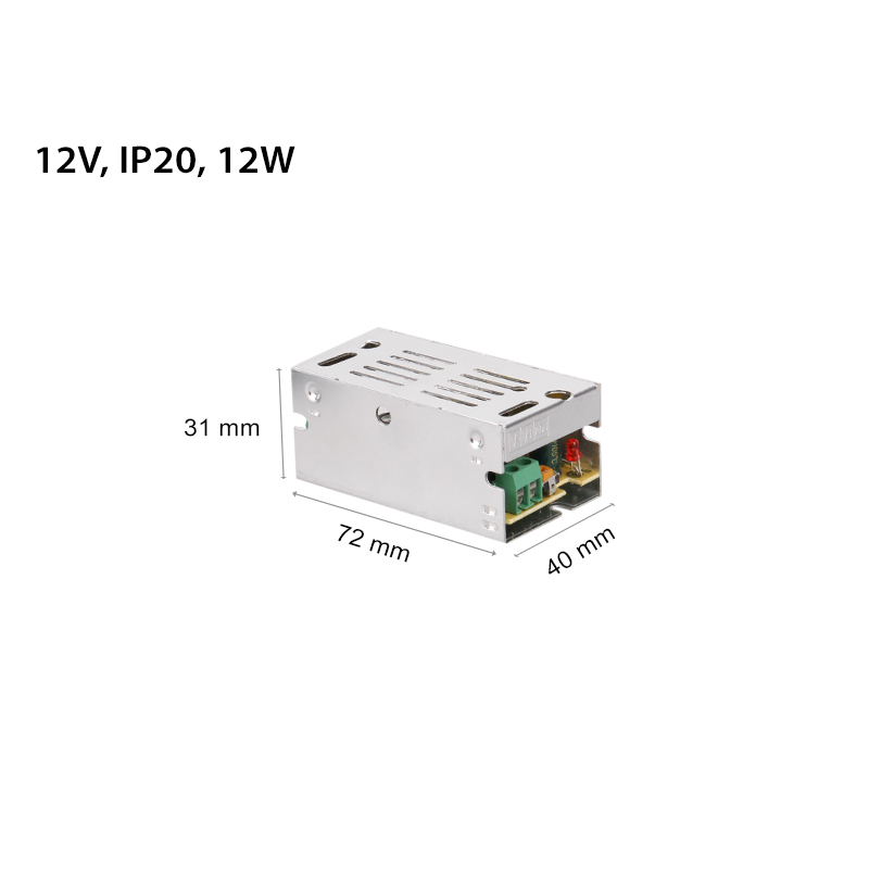LED ТРАНСФОРМАТОРИ 12V IP20 12W 84339