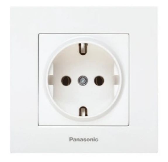 Контакт шуко, бял, viko, Karre Panasonic, wktc02022wh