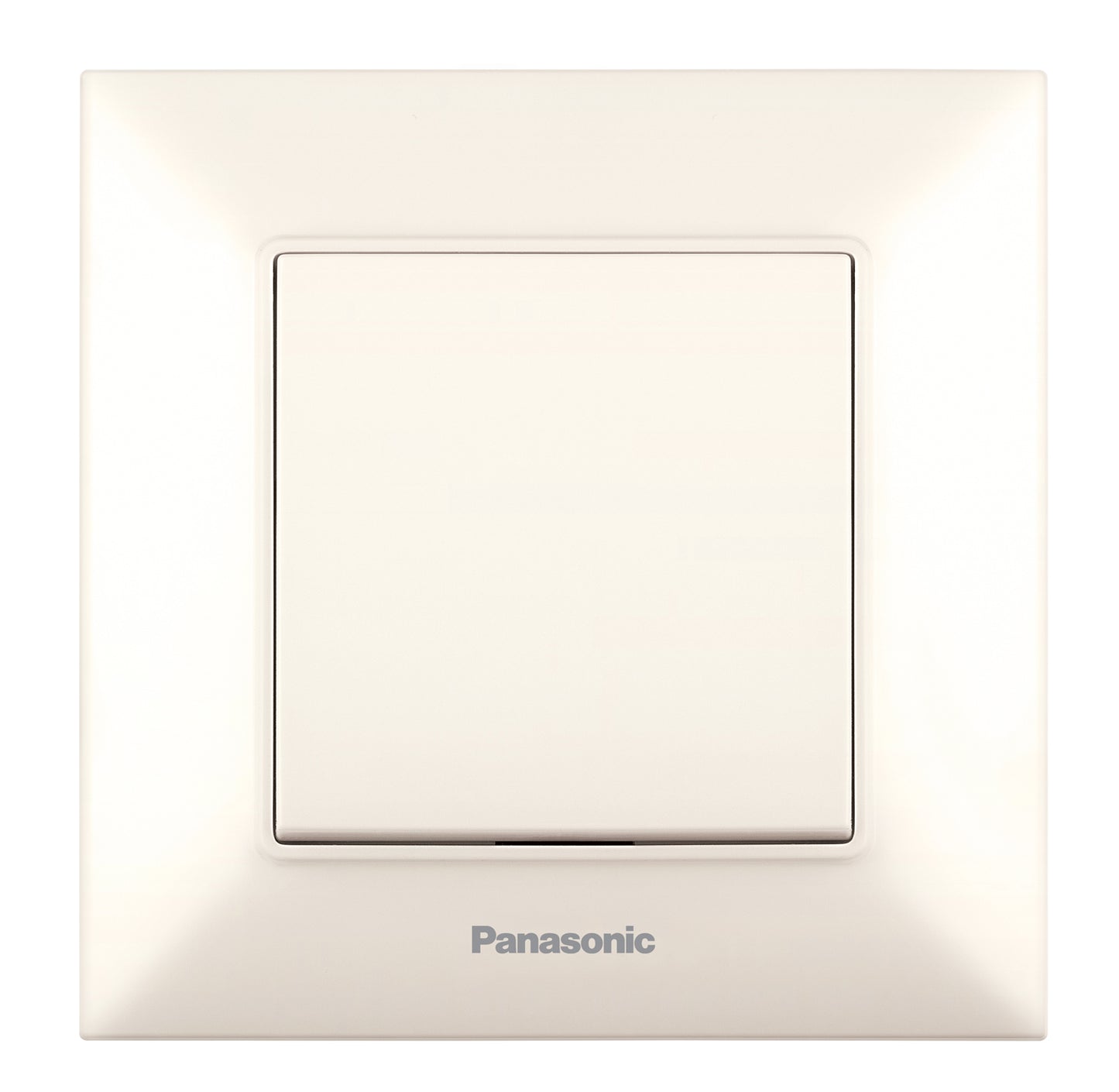 PANASONIC - Единичен ключ Panasonic Arkedia Slim крем WNTC0001-2BG