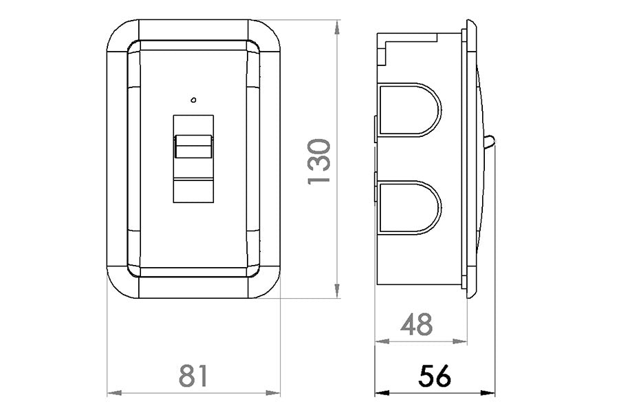 Бойлерно табло, скрит монтаж, бял, 25a, atra, 4131