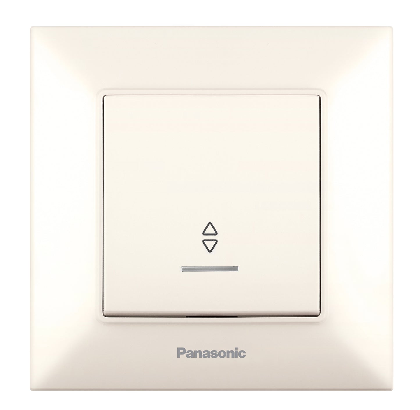 PANASONIC - Девиаторен ключ светещ Panasonic Arkedia Slim крем WNTC0004-2BG