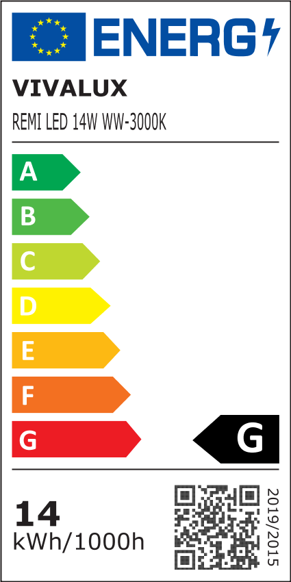 LED ОСВЕТИТЕЛНО ТЯЛО REMI LED ∙ 14W ∙ 3000K / 003675