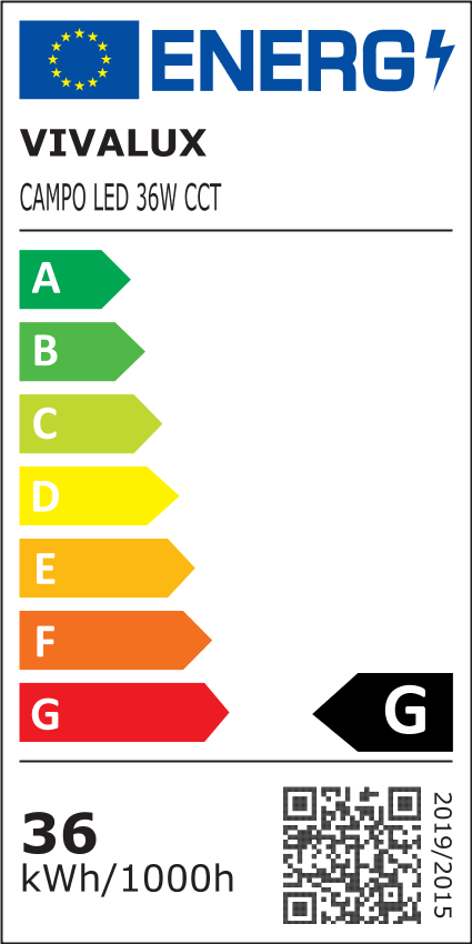 LED ПЛАФОН CAMPO LED ∙ 36W ∙ ЧЕРНО/БЯЛО+ДЪРВО ∙ CCT-SWITCH ∙ 3000-4000-6400K / 005165