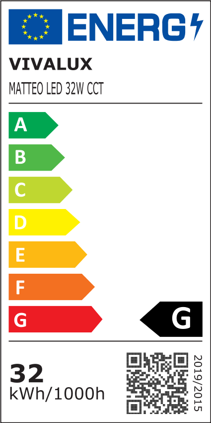 LED ПЛАФОН MATTEO LED ∙ 32W ∙ ЧЕРНО+ДЪРВО ∙ CCT ∙ 3000-4000-6400K / 005158