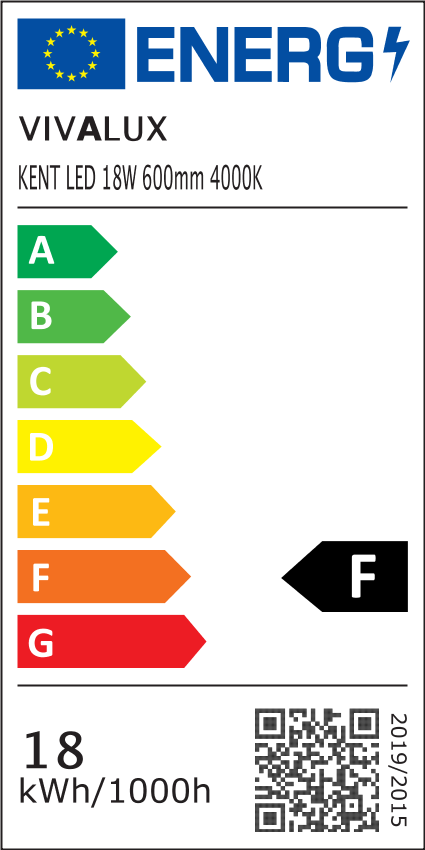 ИНДУСТРИАЛНО LED ОСВЕТИТЕЛНО ТЯЛО KENT LED ∙ 18W ∙ 600MM ∙ 4000K ∙ IP65 / 005080