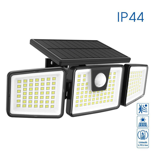 СОЛАРНО ФАСАДНО LED ТЯЛО СЪС СЕНЗОР BAT SOLAR LED ∙ PIR ∙ 7W ∙ 6400K ∙ IP44 / 005144
