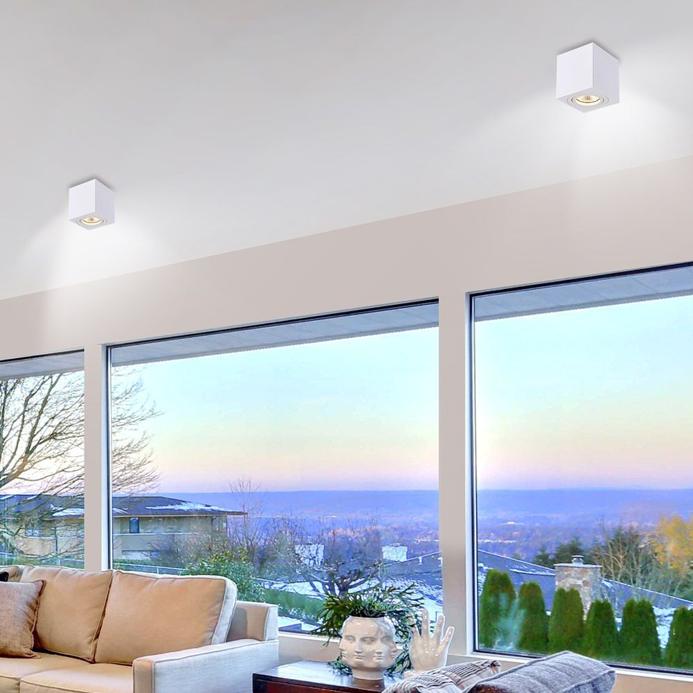 ЛУНА ЗА ВЪНШЕН МОНТАЖ ABBA ∙ DL726 ∙ GU10 ∙ БЯЛ / 004715