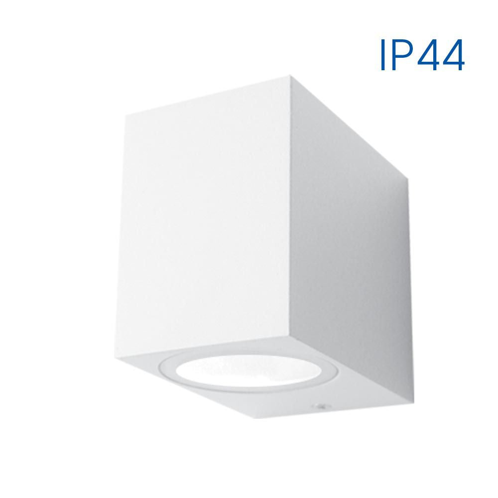 ФАСАДНО ОСВЕТИТЕЛНО ТЯЛО PORTO/SQ ∙ 1 X GU10 ∙ БЯЛ ∙ IP44 / 04666
