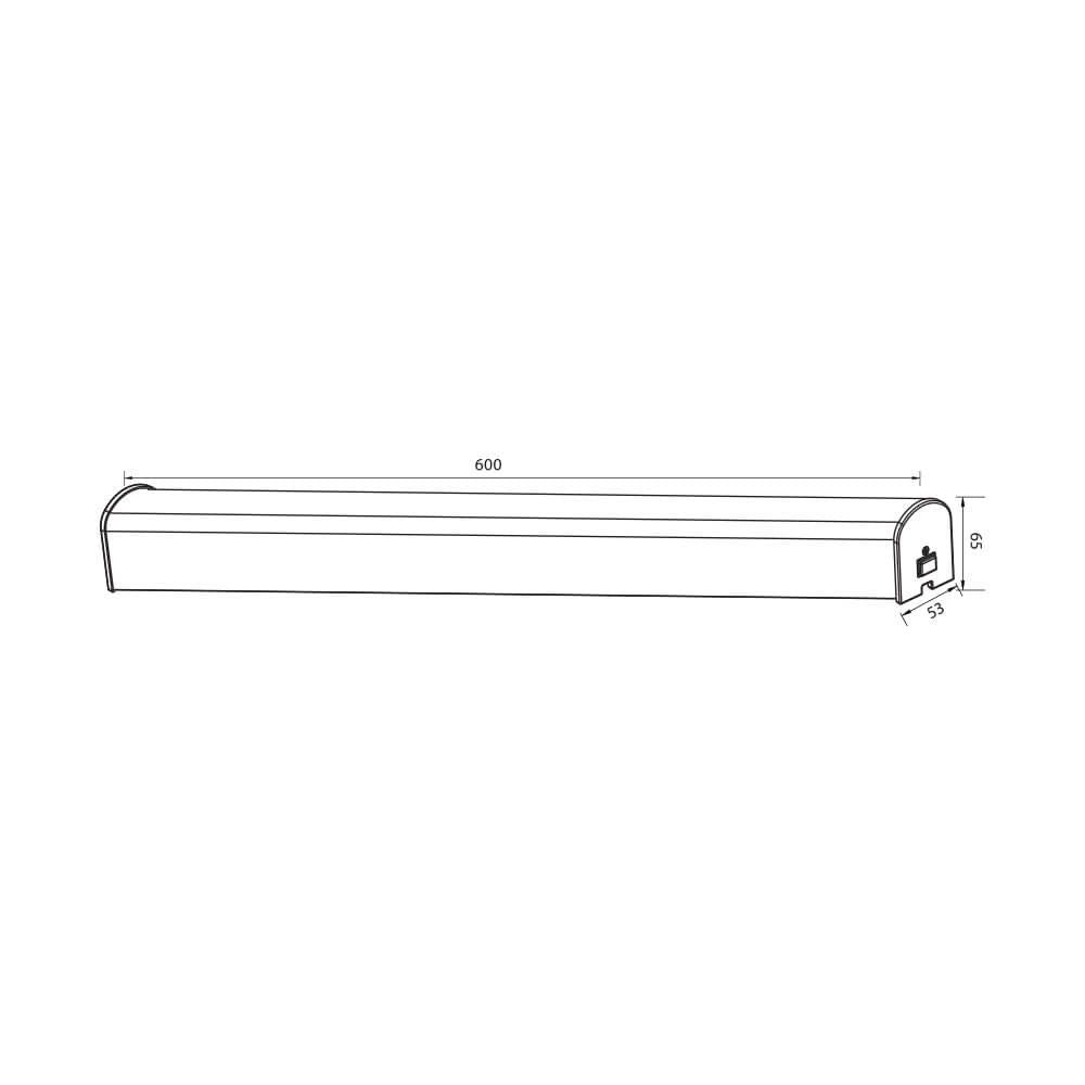 LED ТЯЛО ЗА БАНЯ VISTA LED ∙ 15W ∙ 4000K ∙ IP44 / 003956