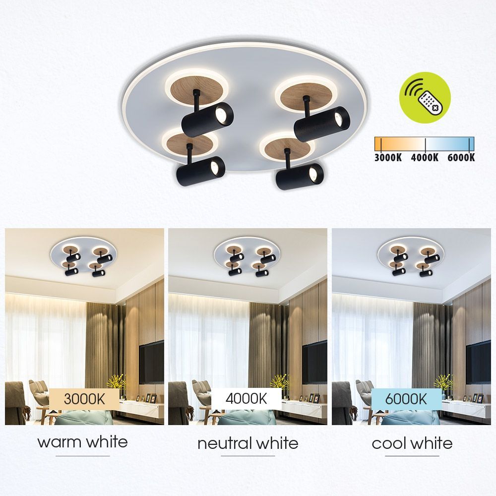 МУЛТИФУНКЦИОНАЛНА LED ПЛАФОНИЕРА С ДИСТАНЦИОННО DOROTHY LED ∙ 74W ∙ CCT ∙ 3000-6000K / 005155