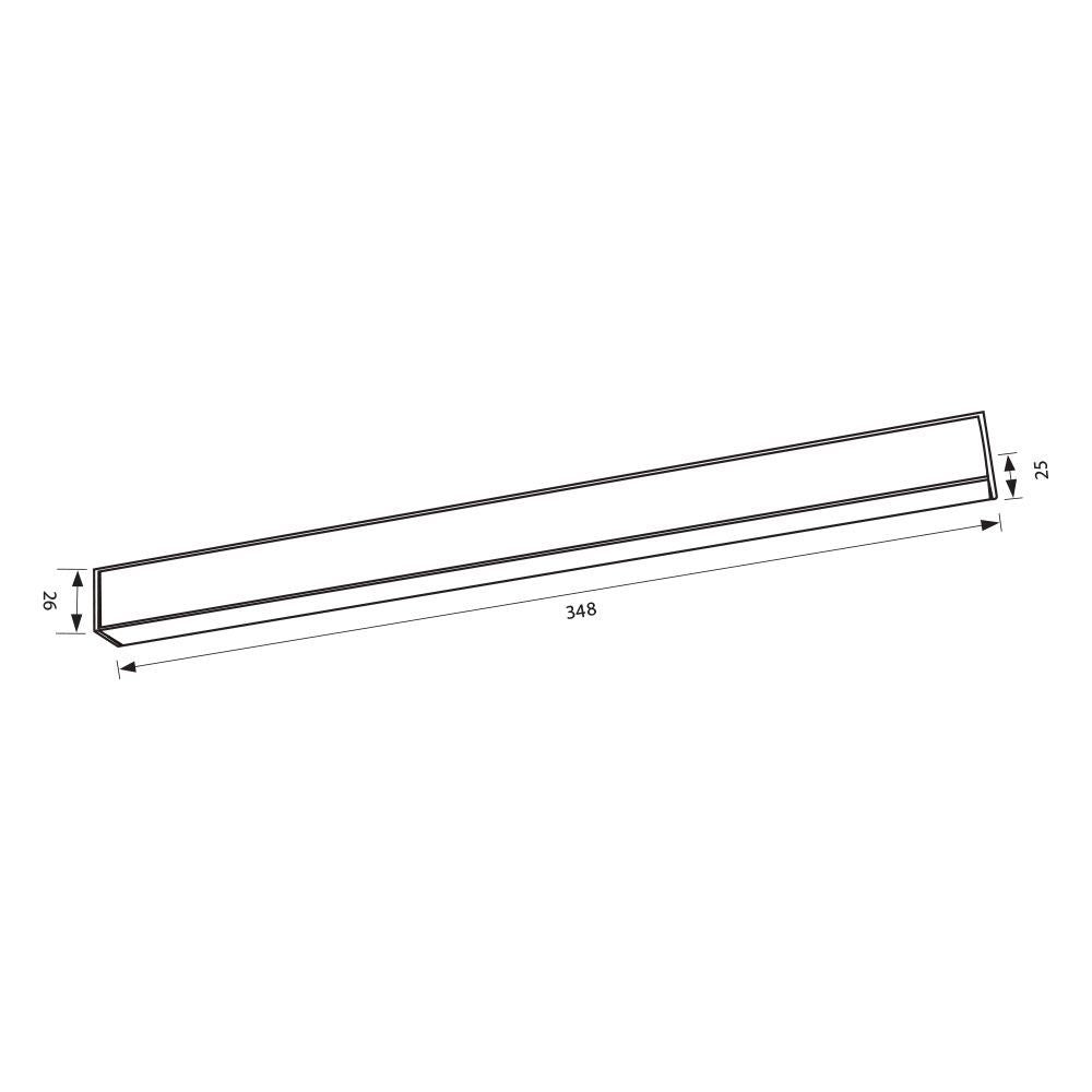 SLIM25 Магнитно LED осветително тяло ILLUSION LED ∙ 18W ∙ Черен