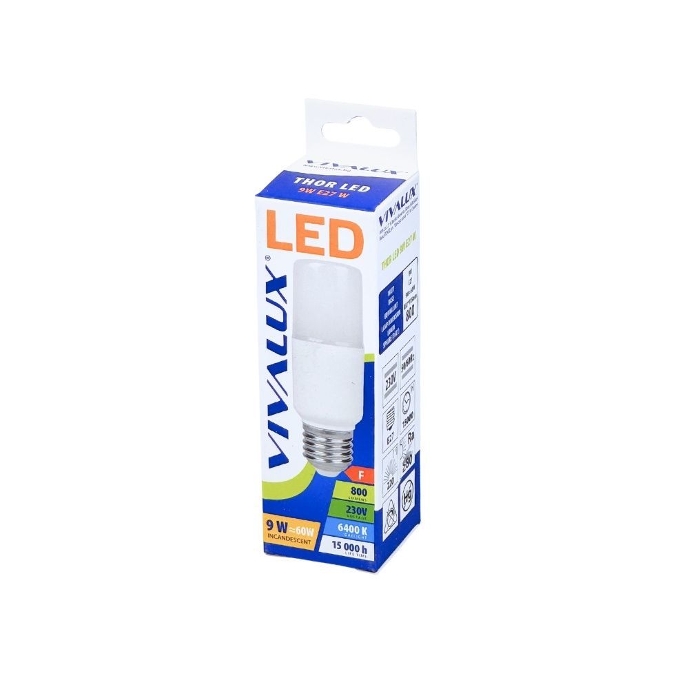 LED ЛАМПА THOR LED ∙ 9W ∙ 800LM ∙ E27 ∙ 6400K / 003981