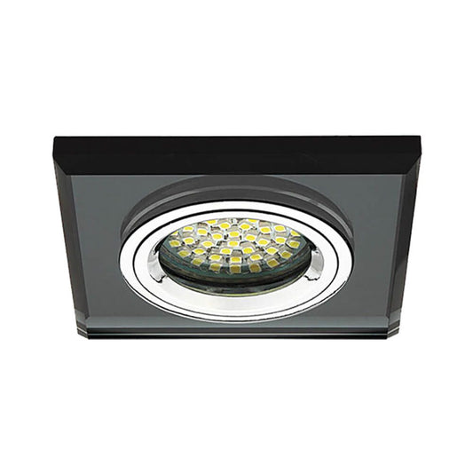 ДЕКОРАТИВНА ЛУНА СЪС СТЪКЛО И АЛУМИНИЙ GRACE SL401 ∙ ЧЕРЕН / 003872