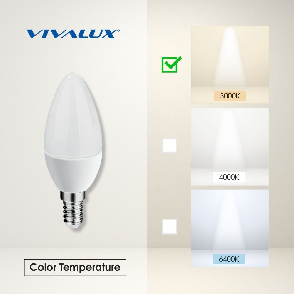 LED ЛАМПА CERAMIC LED ∙ 3.5W ∙ 220LM ∙ E14 ∙ 3000K / 003272