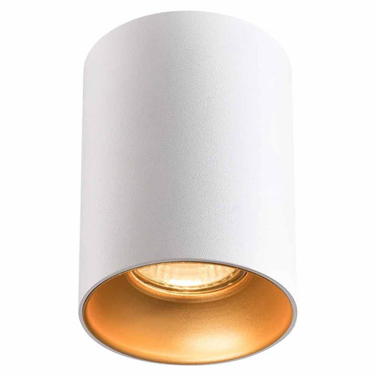 ЛУНА ЗА ВЪНШЕН МОНТАЖ NIKOS ∙ DL724 ∙ GU10 ∙ БЯЛ/ЗЛАТО / 004705