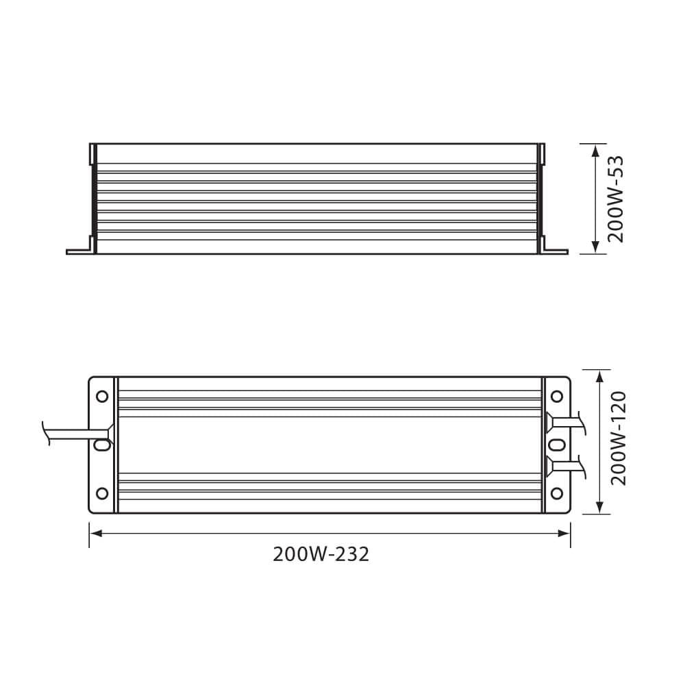 LED ЗАХРАНВАНЕ PPD POWER LED DRIVER ∙ 200W ∙ IP67 / 003655