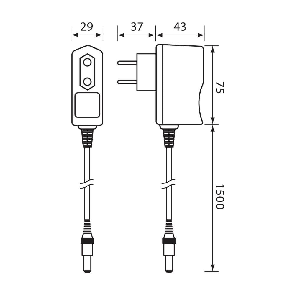 LED ЗАХРАНВАНЕ PLD PLUG DRIVER ∙ 12W