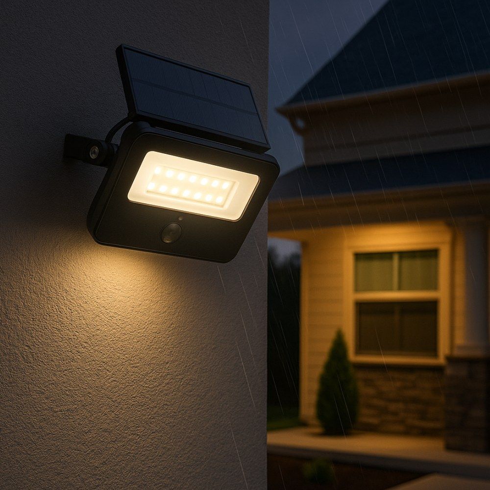 СОЛАРЕН LED ПРОЖЕКТОР СЪС СЕНЗОР UNO SOLAR LED ∙ 8W ∙ 800LM ∙ PIR ∙ 4000K ∙ IP65 / 004725