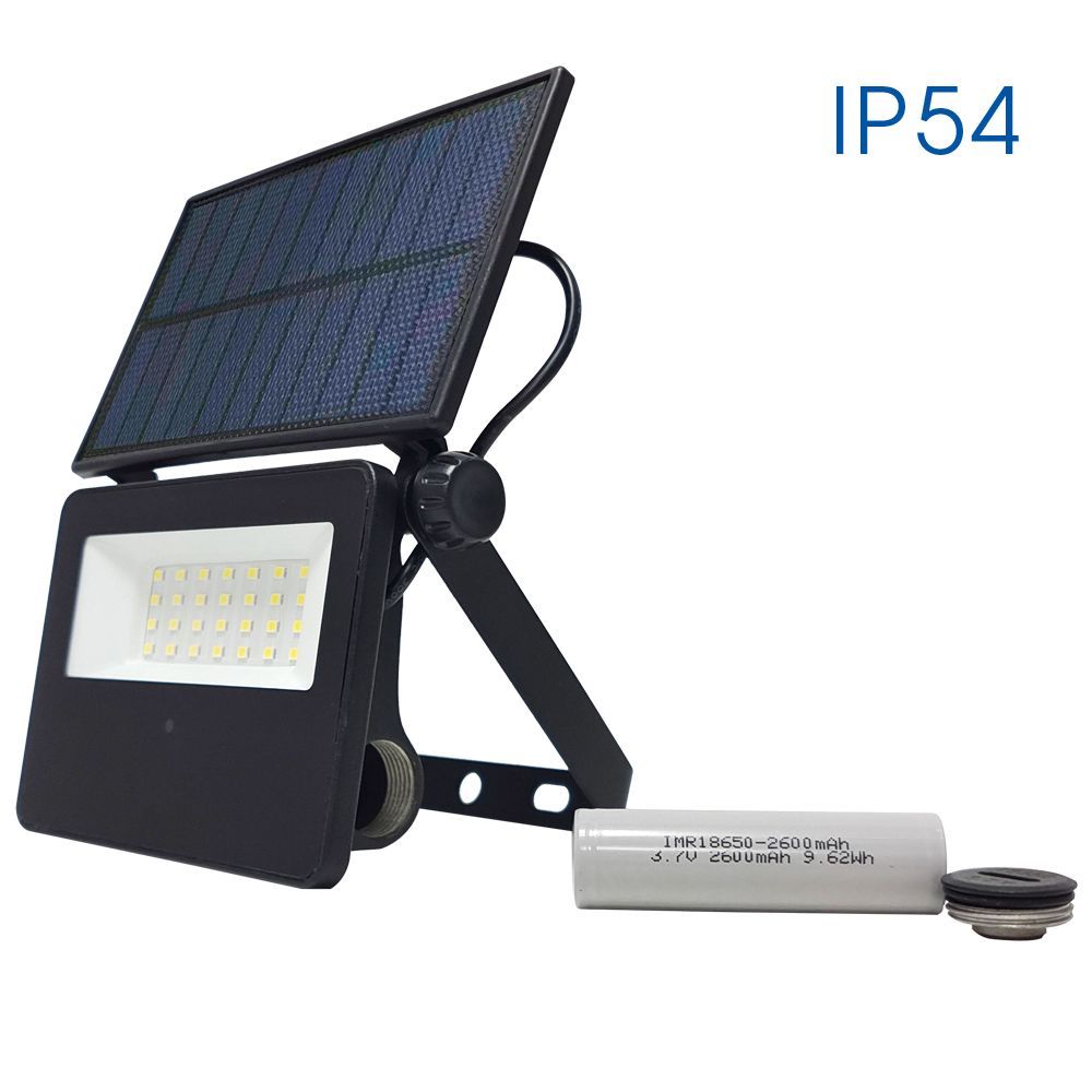 СОЛАРЕН LED ПРОЖЕКТОР С МИКРОВЪЛНОВ СЕНЗОР EDAN SOLAR LED ∙ 2000LM ∙ 4000K / 004850