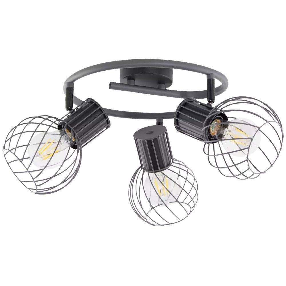 СПИРАЛОВИДЕН СПОТ MAYA ∙ SP779 ∙ 3XE14 ∙ ЧЕРЕН / 005032