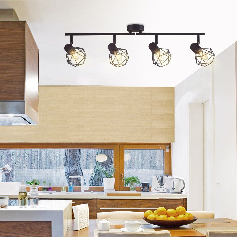 ЛИНЕЕН СПОТ ANEKE ∙ SP776 ∙ ПОДВИЖНИ РАМЕНА ∙ 4XE14 ∙ ЧЕРЕН / 005025