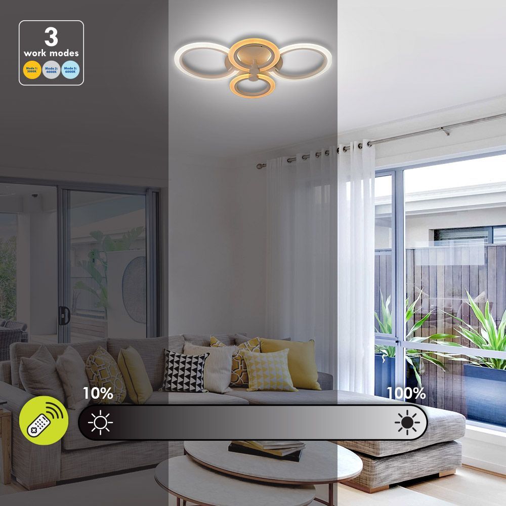 МУЛТИФУНКЦИОНАЛНА LED ПЛАФОНИЕРА DOTS LED ∙ 51W / 004605