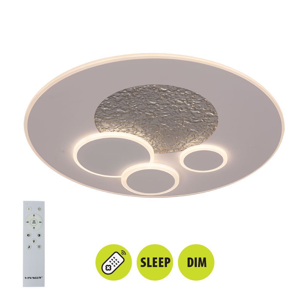 МУЛТИФУНКЦИОНАЛНА LED ПЛАФОНИЕРА С ДИСТАНЦИОННО ALIS LED ∙ 64W ∙ CCT ∙ 3000-6000K / 005173