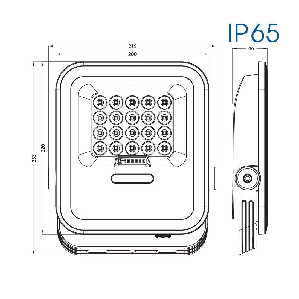 LED ПРОЖЕКТОР СЪС СОЛАРЕН ПАНЕЛ HECTOR SOLAR LED ∙ 50W ∙ 6400K ∙ IP65 / 004891