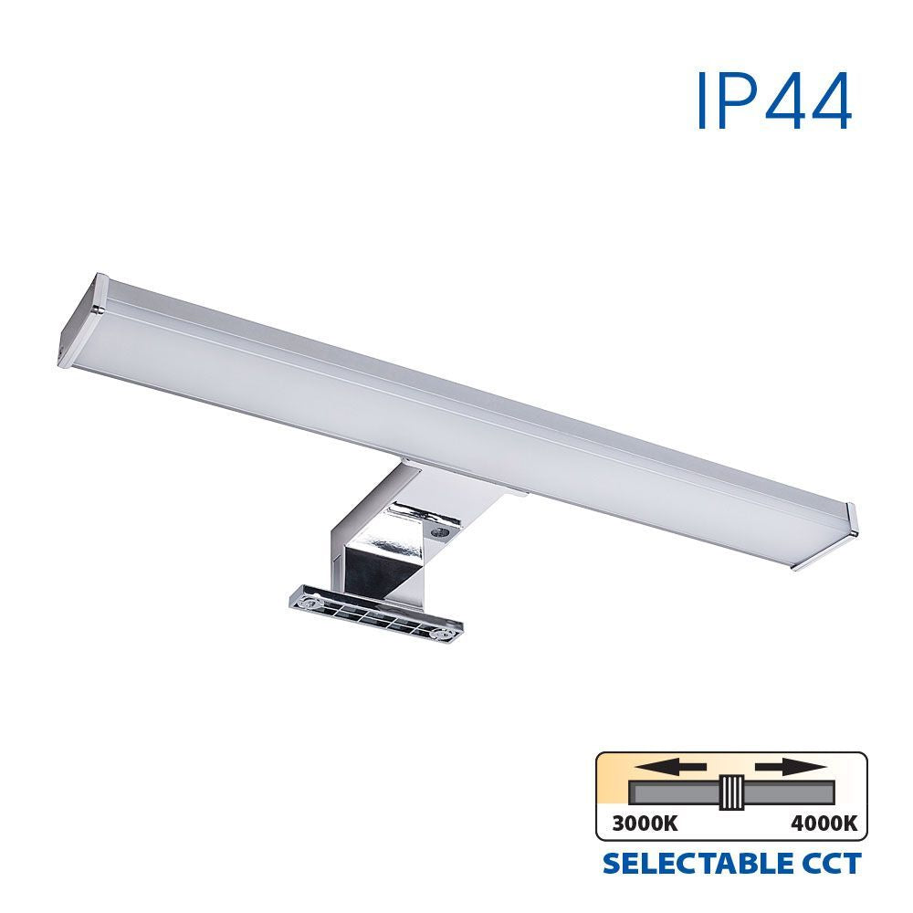 LED ОСВЕТИТЕЛНО ТЯЛО ЗА БАНЯ ARMI LED ∙ 8W ∙ CCT-SWITCH ∙ 3000К-4000K ∙ ХРОМ ∙ IP44 /