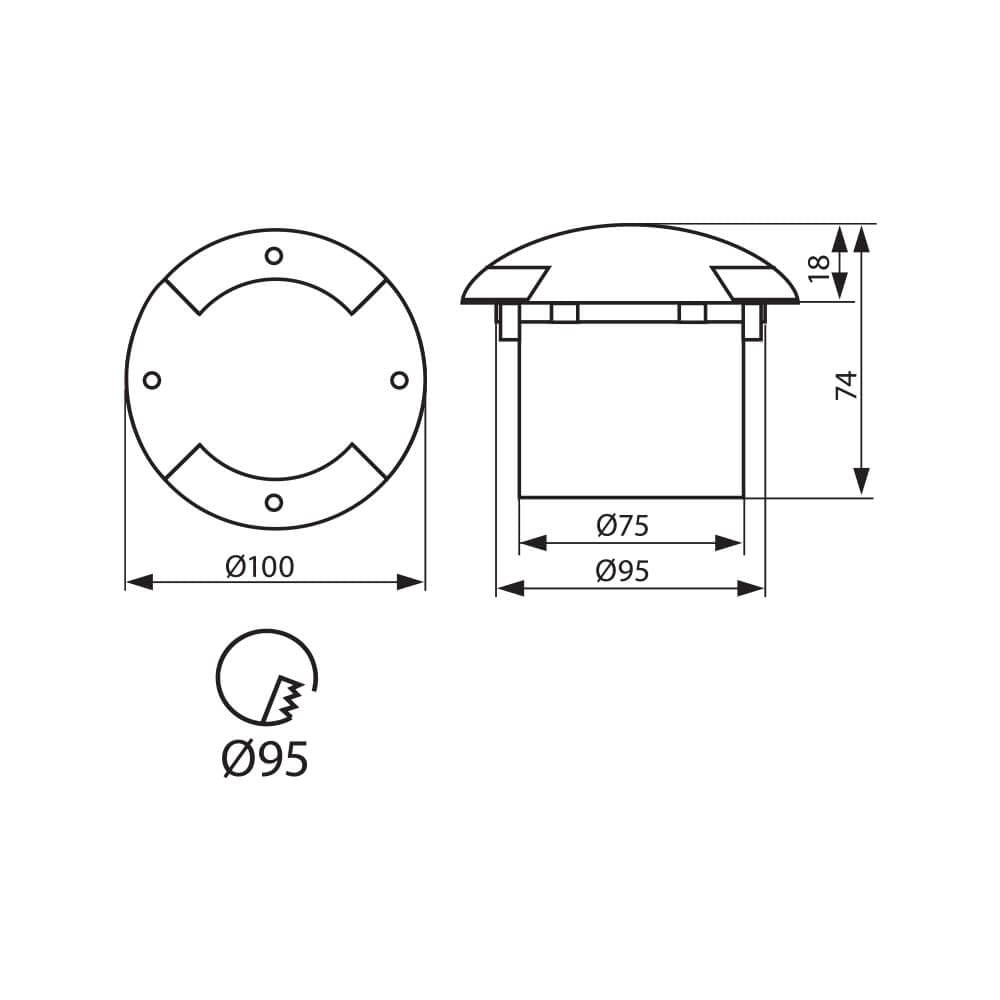 LED ОСВЕТИТЕЛНО ТЯЛО PULSAR LED ∙ IP65 / 004342