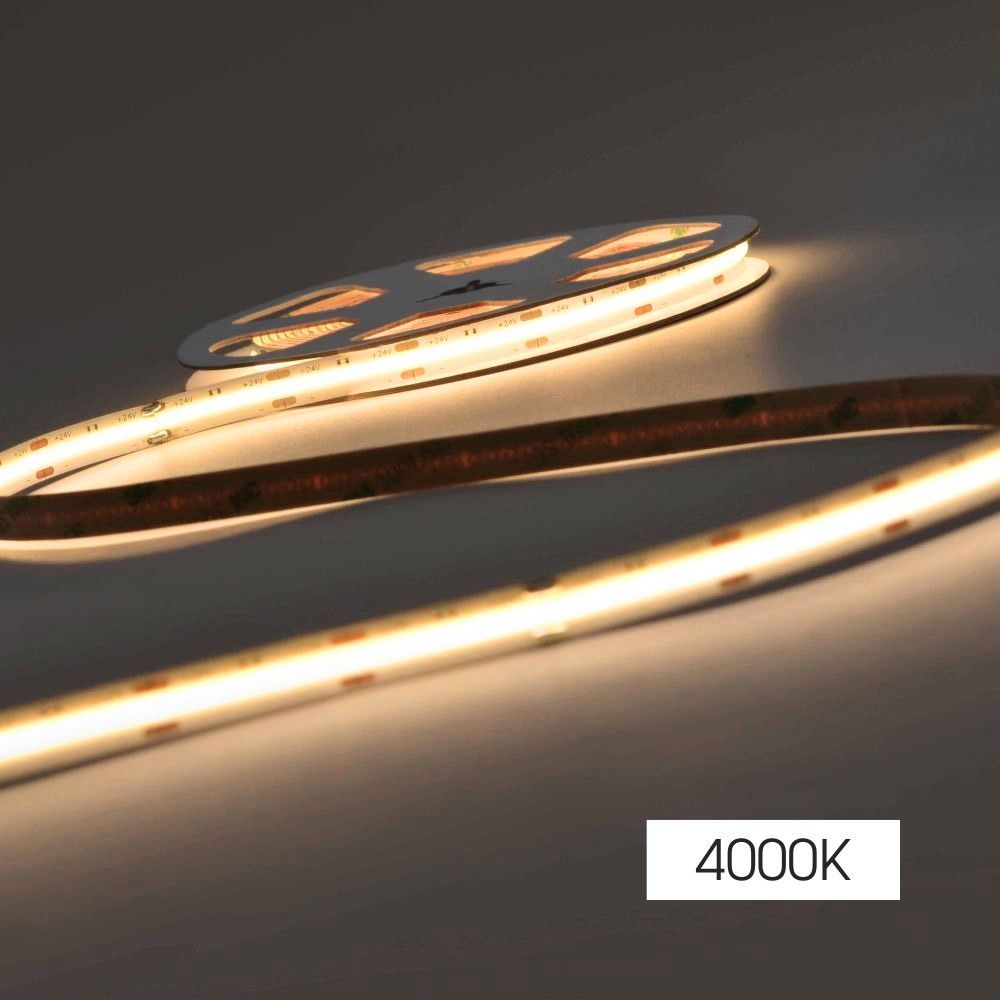 LED ЛЕНТА ELIT LED 11w/m ∙ 320 COB ∙ 24VDC ∙ 4000K ∙ 5М / 004690