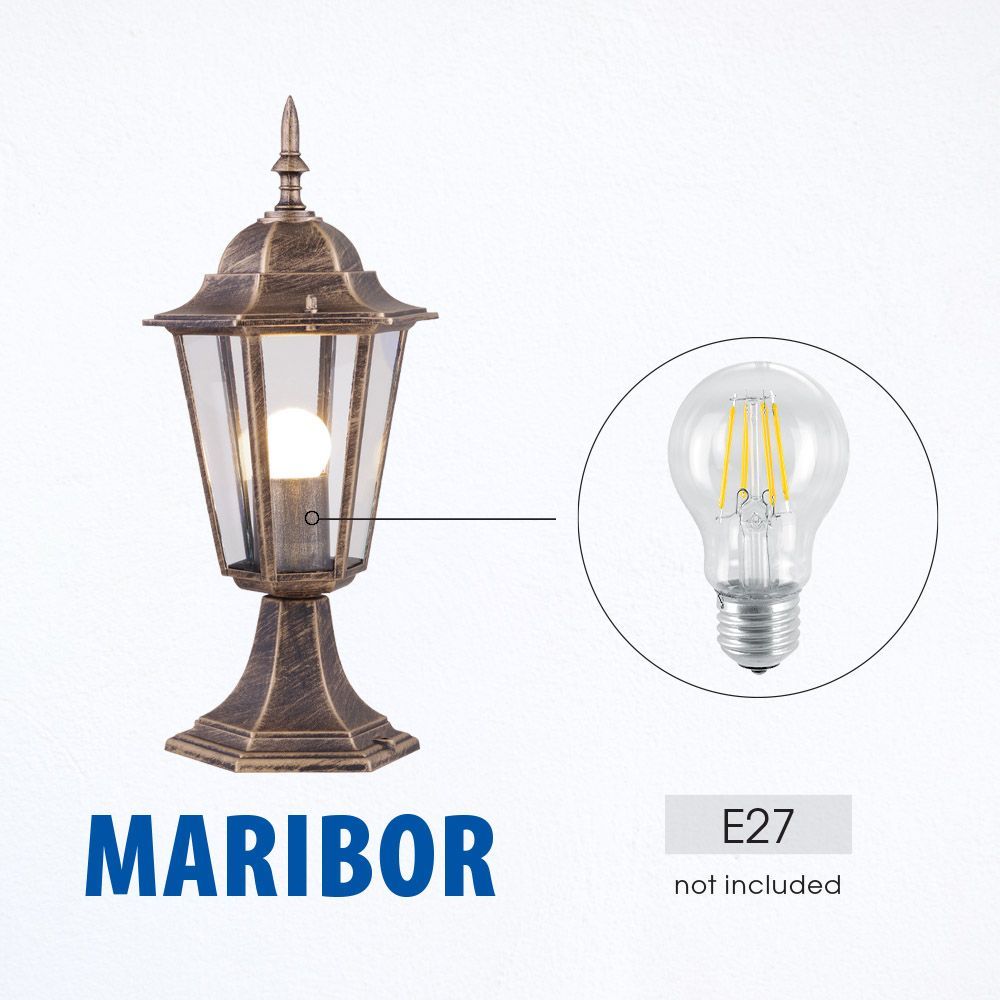 ФЕНЕР MARIBOR ∙ SS001 ∙ АНТИЧЕН МЕСИНГ ∙ IP44 / 004192