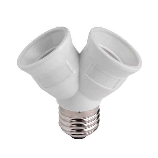 ПРЕХОДНИК НА E27 ЗА ДВЕ ЛАМПИ С ЦОКЪЛ E27 / 004417