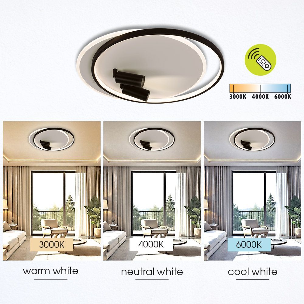 МУЛТИФУНКЦИОНАЛНА LED ПЛАФОНИЕРА С ДИСТАНЦИОННО ARAGON LED ∙ 86W ∙ CCT ∙ 3000-6000K / 005153