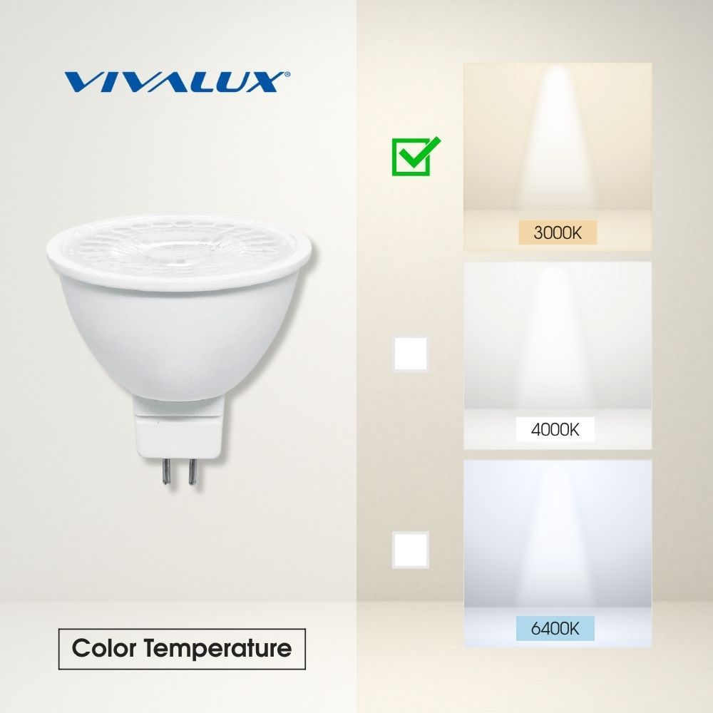 LED ЛАМПА PROXI LED ∙ MR16 ∙ 5W ∙ 425LM ∙ 12V ∙ G5.3 ∙ 3000K / 003581