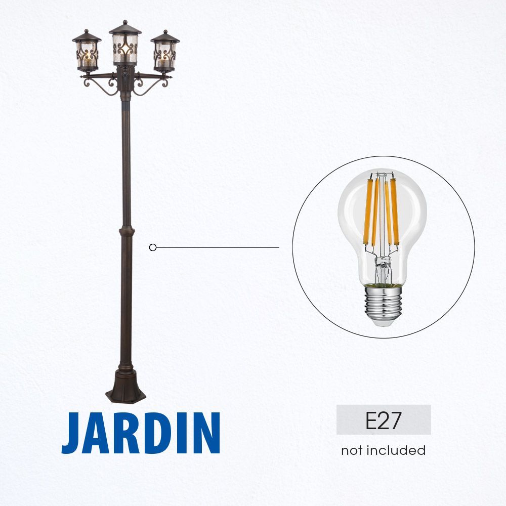 ФЕНЕР JARDIN ∙ PL008 ∙ КАФЕ ∙ IP44 / 004376