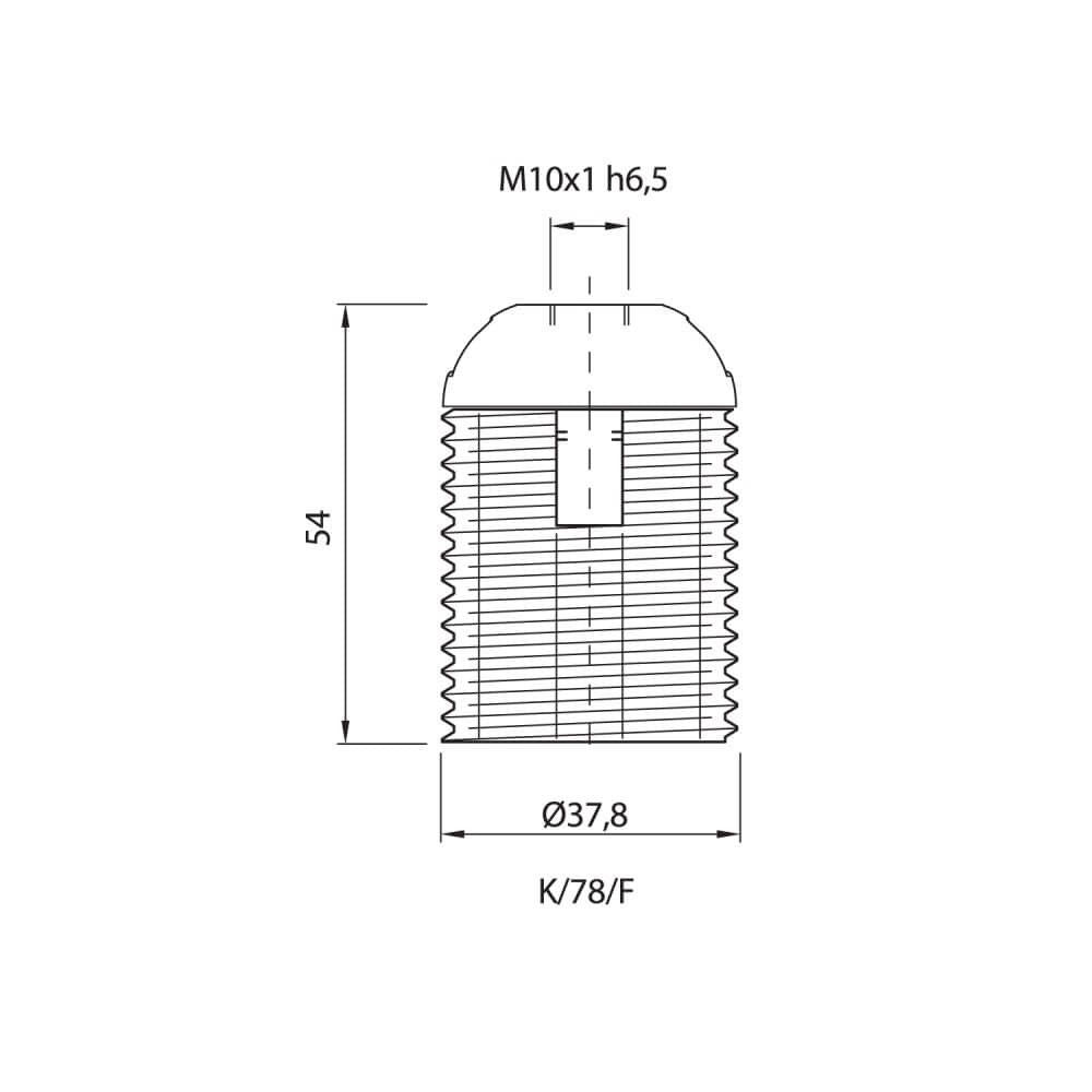 ФАСУНГА ТЕРМОПЛАСТИЧНА K/78/F/T210/N / 002711