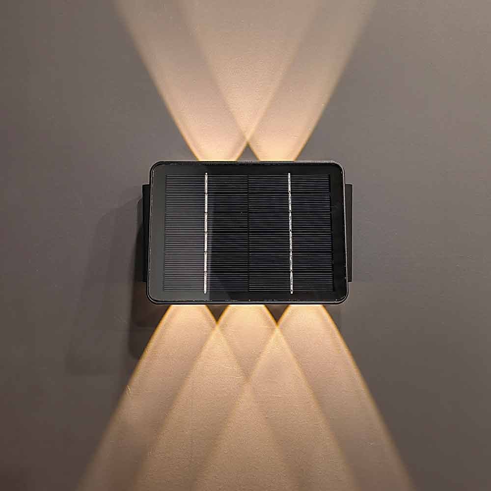 СОЛАРЕН LED АПЛИК DOMINO SOLAR LED ∙ 10W ∙ 70LM ∙ 4000K ∙ IP54 / 004790